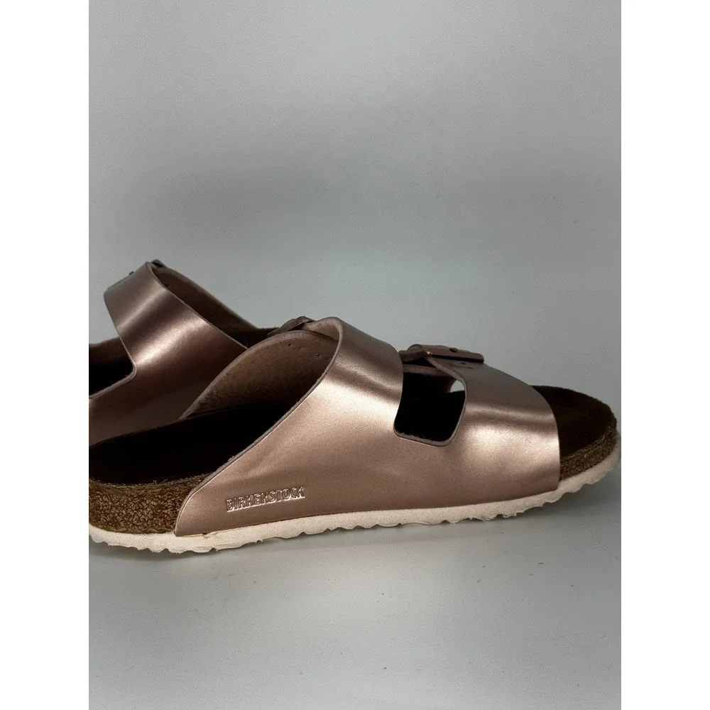 Birkenstock Arizona Sandals Kids 35 Rose Gold Metallic 1018925